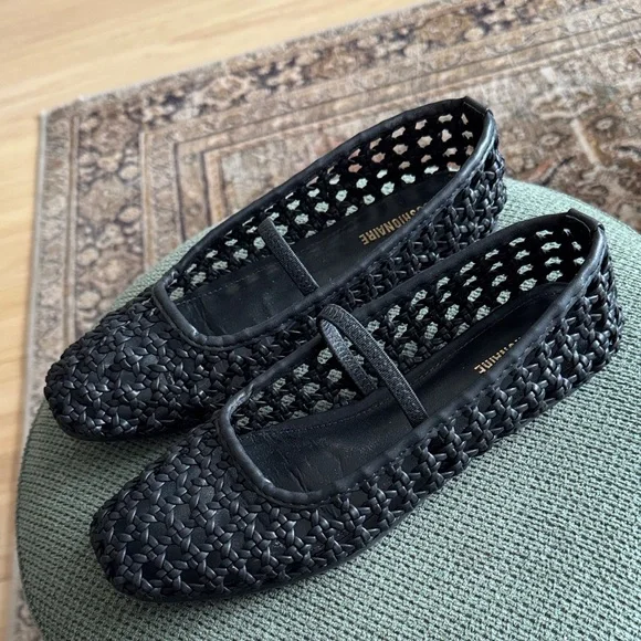 Cushionaire Black Women's Flats - Picture 4 of 5